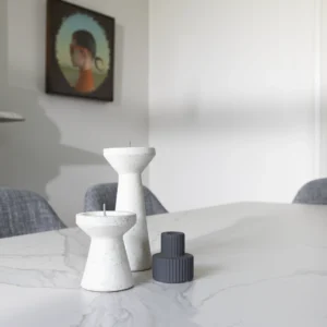 Zulu Extendable Dining Table with Ceramic Top and Steel Frame