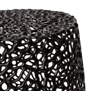 Sol Side Table Black Compact 38x38x45cm
