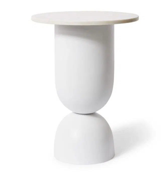Jax Marble Side Table – 46 x 46 x 56 cm