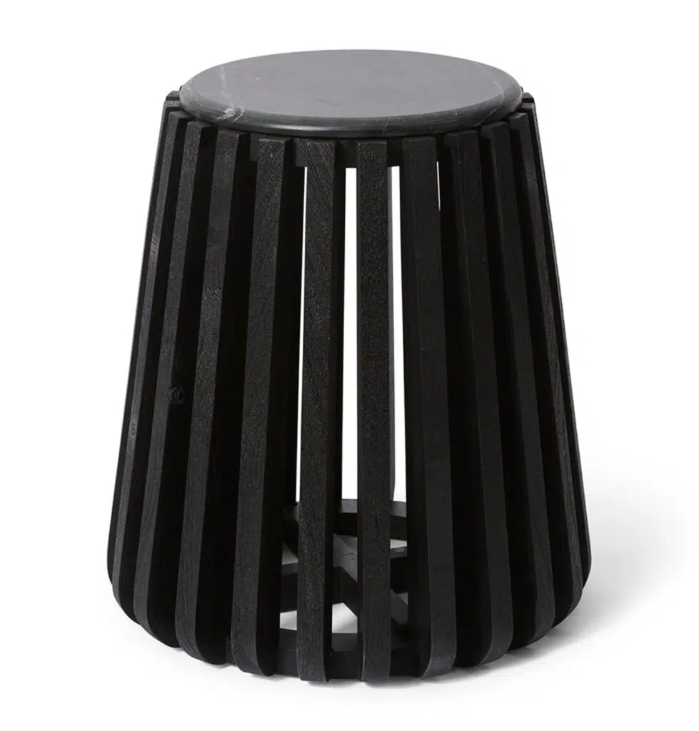 Azuka 35x35x50cm Dual-Black Side Table Compact Modern