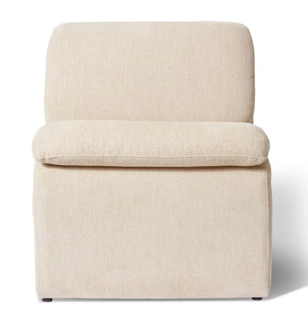 Trind Curvature Chair, Champagne Finish, Compact Ready-to-Use