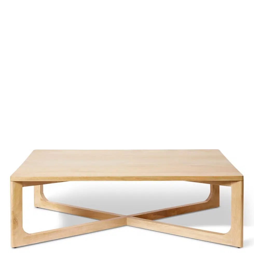 Jensen Coffee Table 140x80x40cm Natural Wood Storage