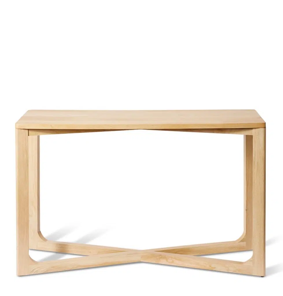 Jensen Console Natural Wood Minimalist Storage Unit