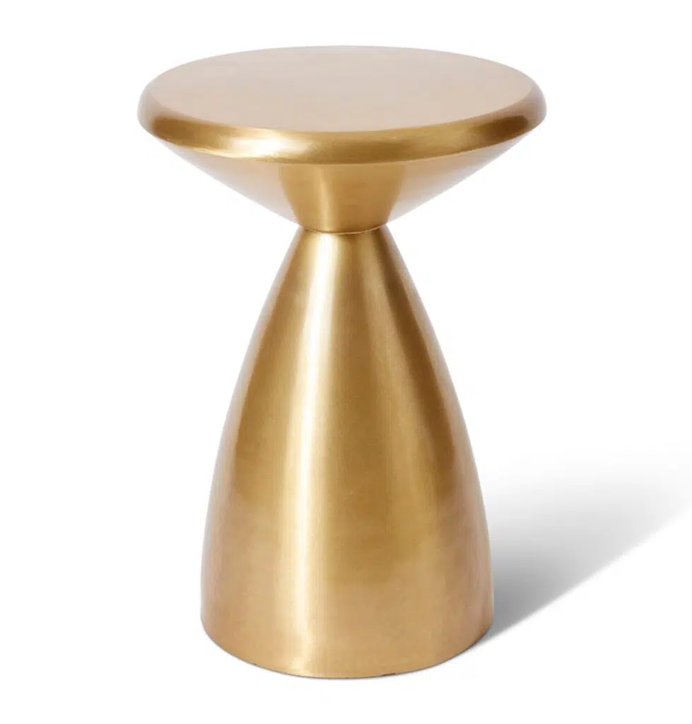 Lencho Side Table 35x35x46cm Gold Finish
