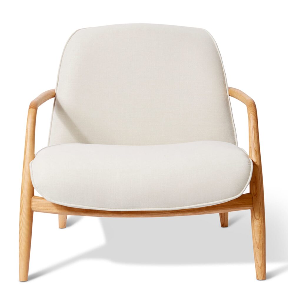 Elio Chair 81x86x77cm Cream Natural Space-Saving