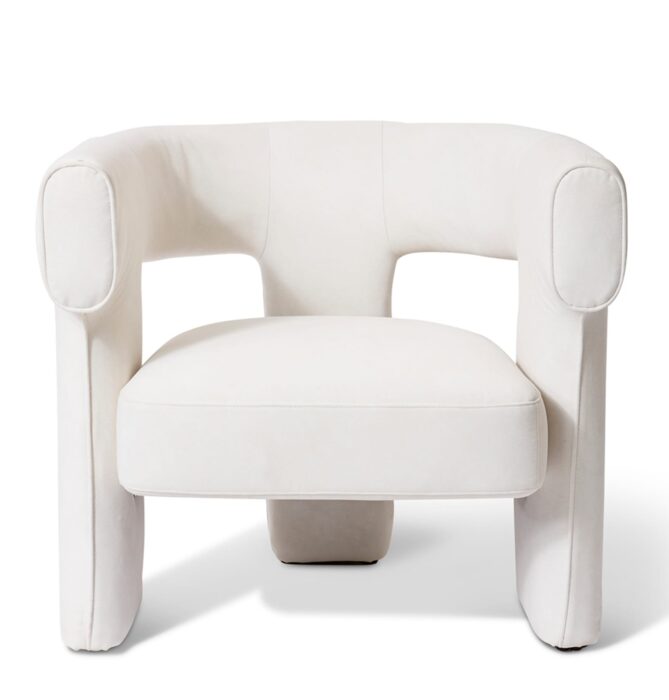 Nico Chair 80x65x70cm White Storage Unit