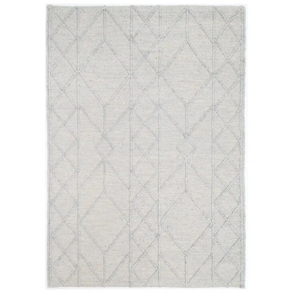 Himalaya Tribal Grey Wool Rug - Premium Interwoven Design for Modern Homes