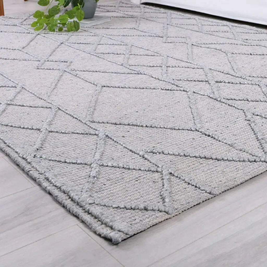 Himalaya Tribal Grey Wool Rug - Timeless Design, Premium Wool Blend