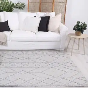 Himalaya Interweave Tribal Wool Rug - Premium Wool & Polyester Blend