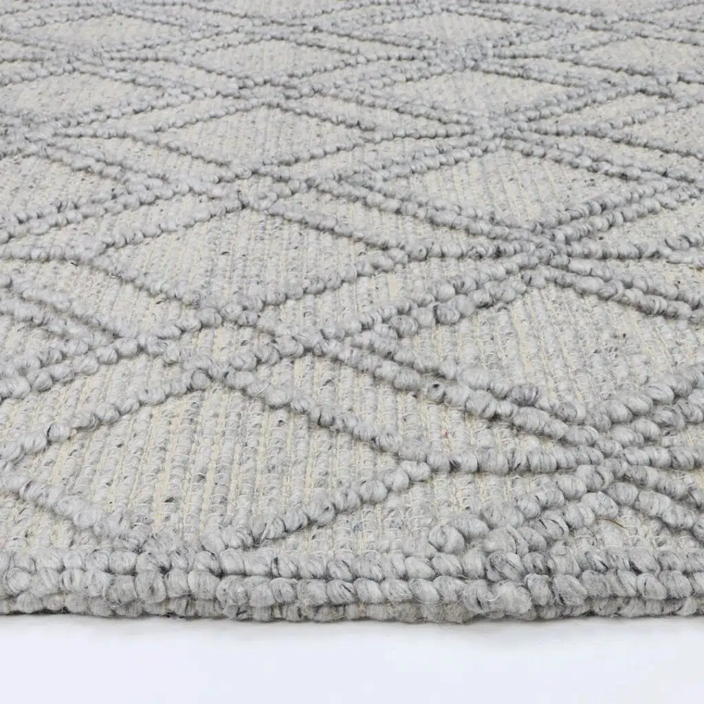 Himalaya Cobblestone Tribal Grey Wool Rug