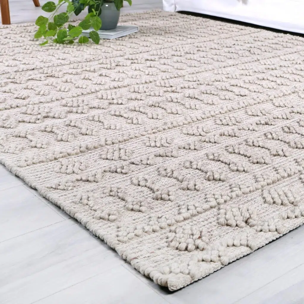 Himalaya Handmade Tribal Wool Rug - Natural, Soft, Durable
