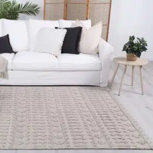 Himalaya Handcrafted Natural Wool Rug with Tribals