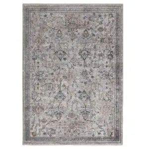 Baile Vintage Parklane Beige Rug - Timeless Design, Premium Synthetic Yarn