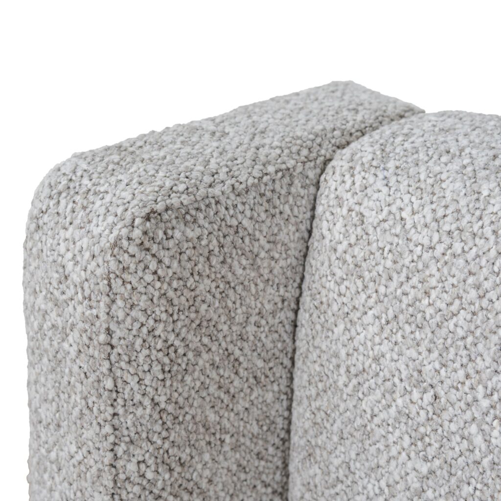 Nylar Single Bedhead in Clay Grey – Modern Design, Comfortable, Sleek Profile