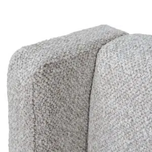 Nylar Single Bedhead in Clay Grey – Modern Design, Comfortable, Sleek Profile