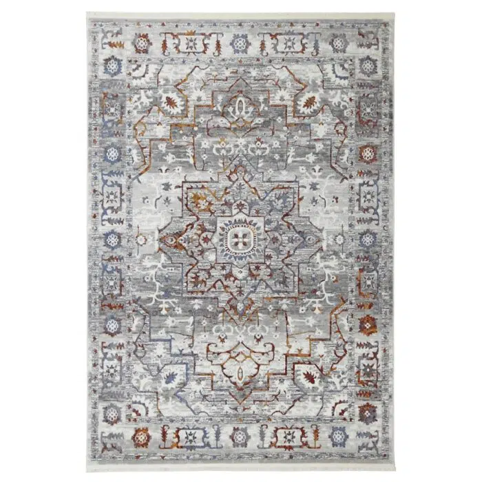 Bohemian Paradise Medalion Grey Multi Rug