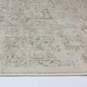 Bohemian Vintage Beige Rug with Durable Polypropylene Pile