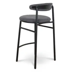 Quira 65cm Bar Stool Set of 2 – Slate Charcoal Modern Durable Kitchen