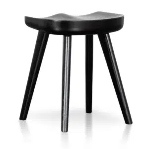 Pilo 45cm Black Barstool Set of 2 Modern Home Bar