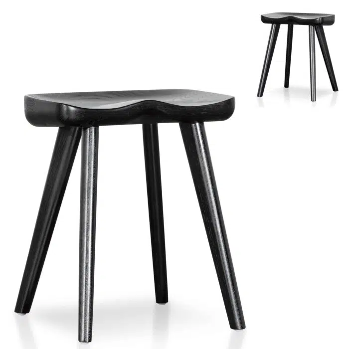 Pilo 45cm Barstool – Black (Set of 2)