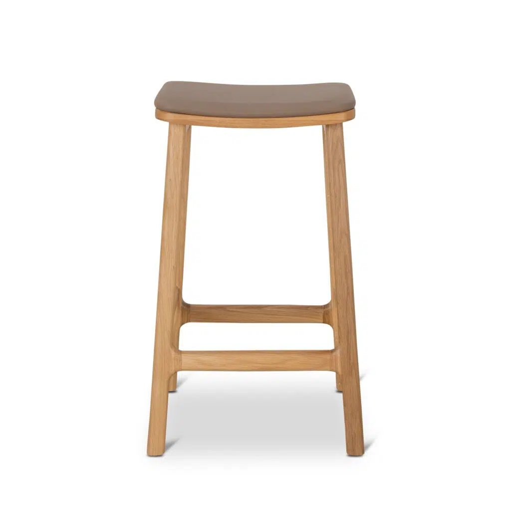 Lovi 67cm Mocha Brown Bar Stool Natural Comfort