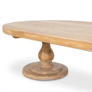 Anver 1.3m Natural Wood Coffee Table with Elegant Design