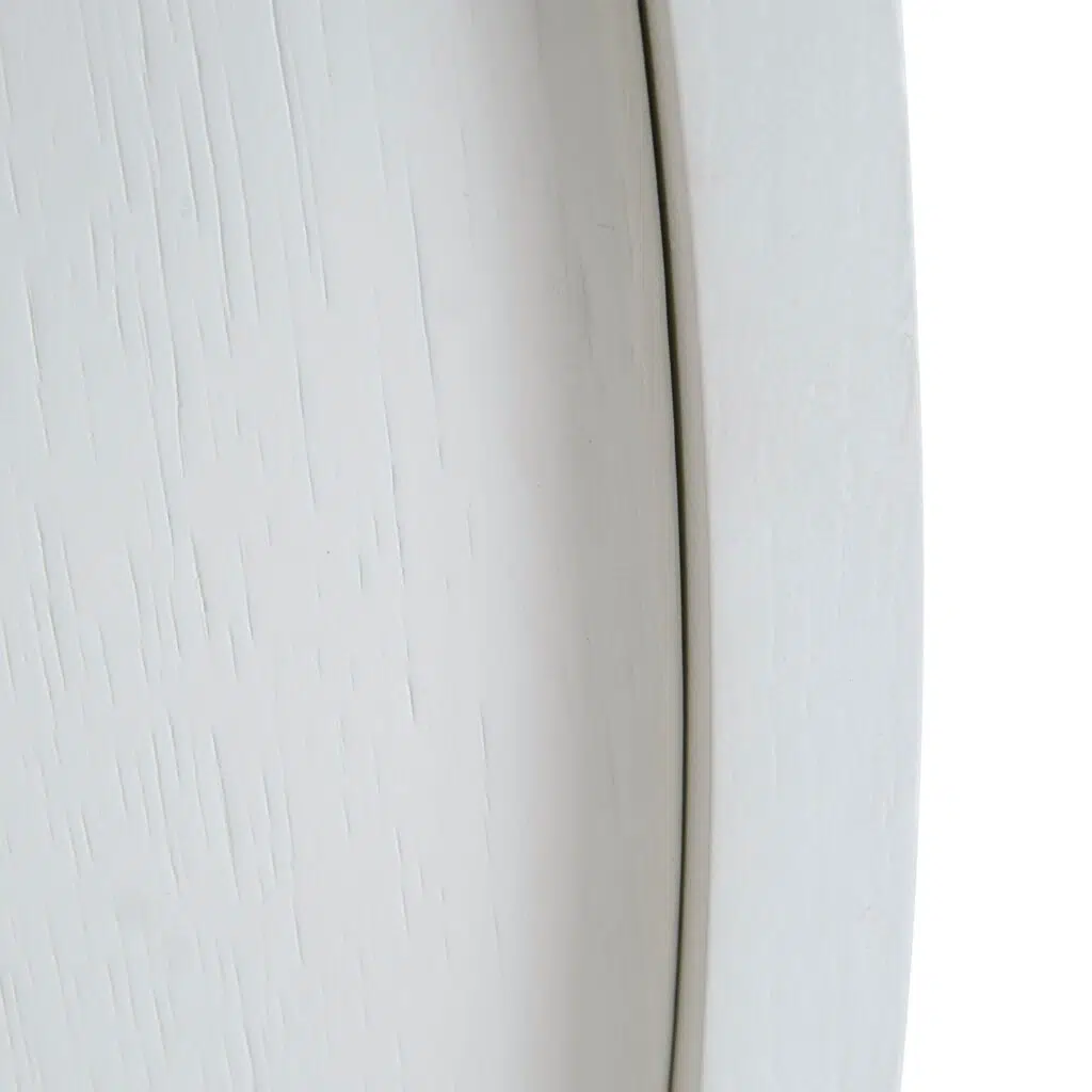 Ovid 100cm White Round Coffee Table - Modern Contemporary Design