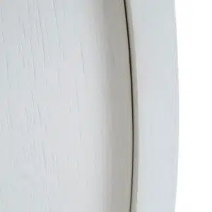 Ovid 100cm White Round Coffee Table - Modern Contemporary Design