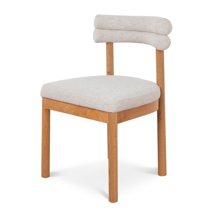 Celyn Coastal Beige Dining Chair Set of 2 - Elegant Design