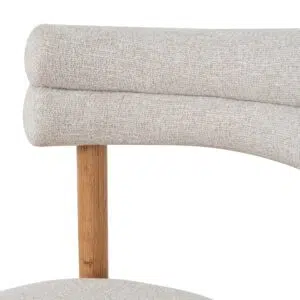 Celyn Coastal Beige Dining Chair Set of 2 - Elegant Design