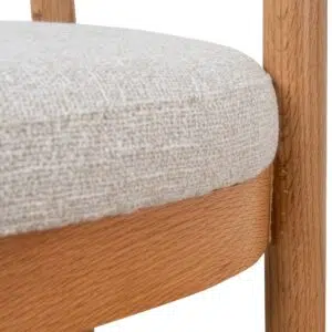 Celyn Coastal Beige Dining Chair Set of 2 - Elegant Comfort Design