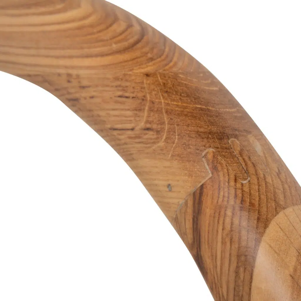 Tial Natural Dining Chair Set 2 in Clay Grey - Ergonomic Design