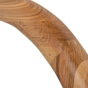 Tial Natural Dining Chair Set 2 in Clay Grey - Ergonomic Design