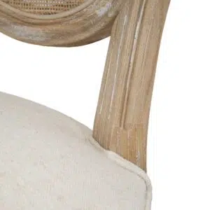 Elm Dining Chair Set - Dawn Beige, Elegant Craftsmanship