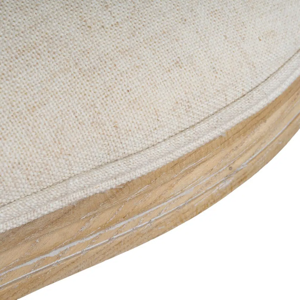 Elm Wood Dining Chairs Set of 2 in Dawn Beige