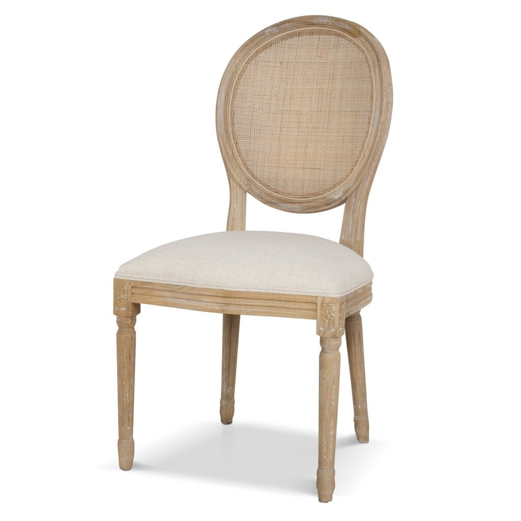 Elm Dining Chair Set of 2 in Dawn Beige – Elegant & Comfortable