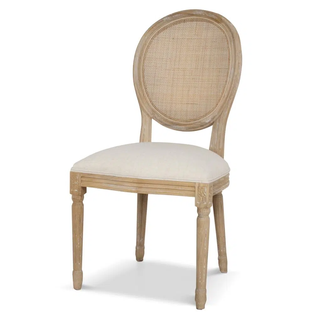 Elm Dining Chair Set of 2 in Dawn Beige – Elegant & Comfortable