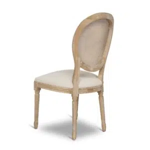 Elm Dining Chairs Set of 2 - Dawn Beige, Premium Upholstery, Elegant Design