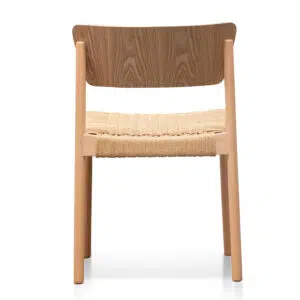 Reni Natural Rope Seat Dining Chair Set of 2