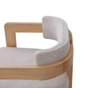 Horyn Natural Ash Dining Chair - Stone Beige Set of 2