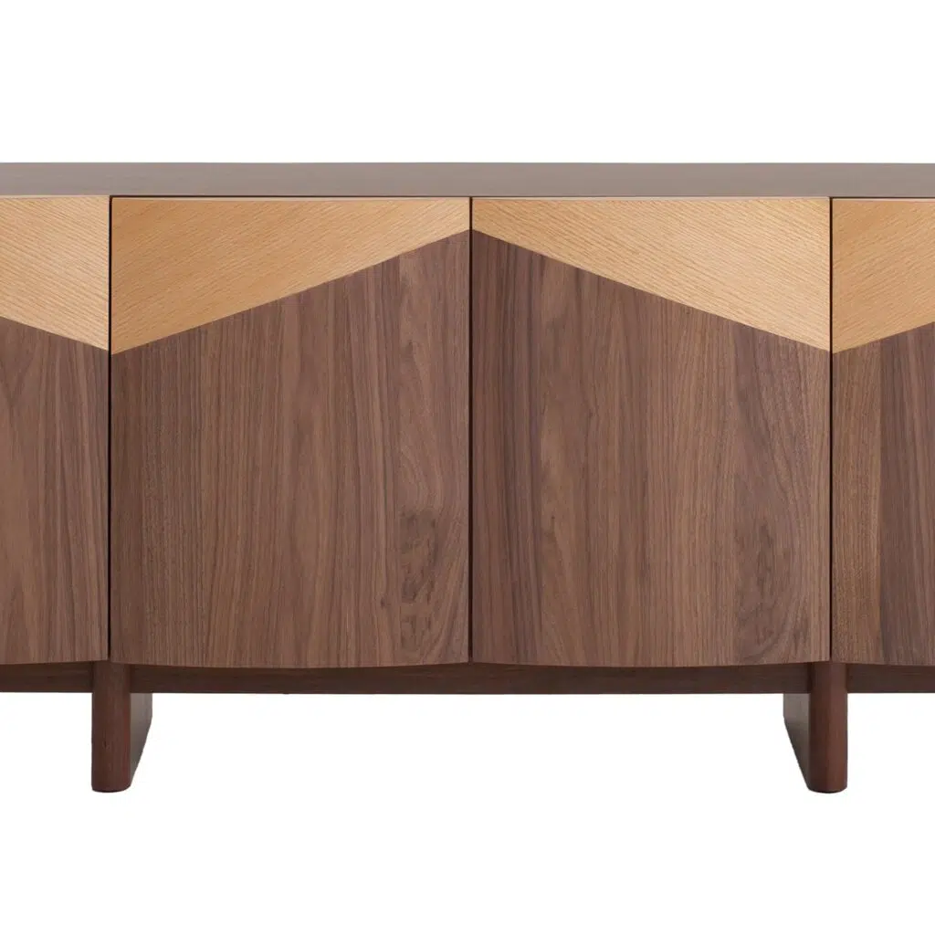 Orla 1.8m Walnut Sideboard with Geometric Design