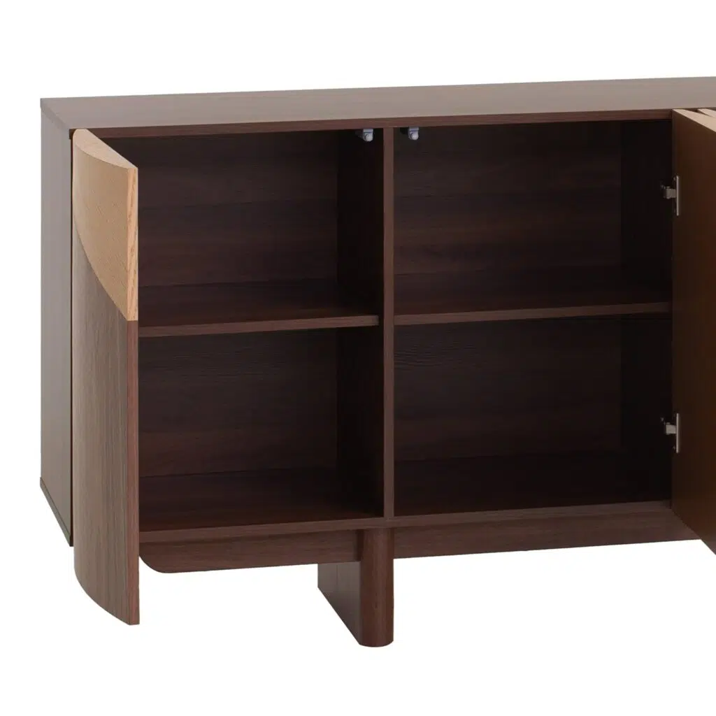 Orla 1.8m Walnut Sideboard – Modern Geometric Design