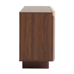 Orla 1.8m Walnut Sideboard Modern Geometric Design