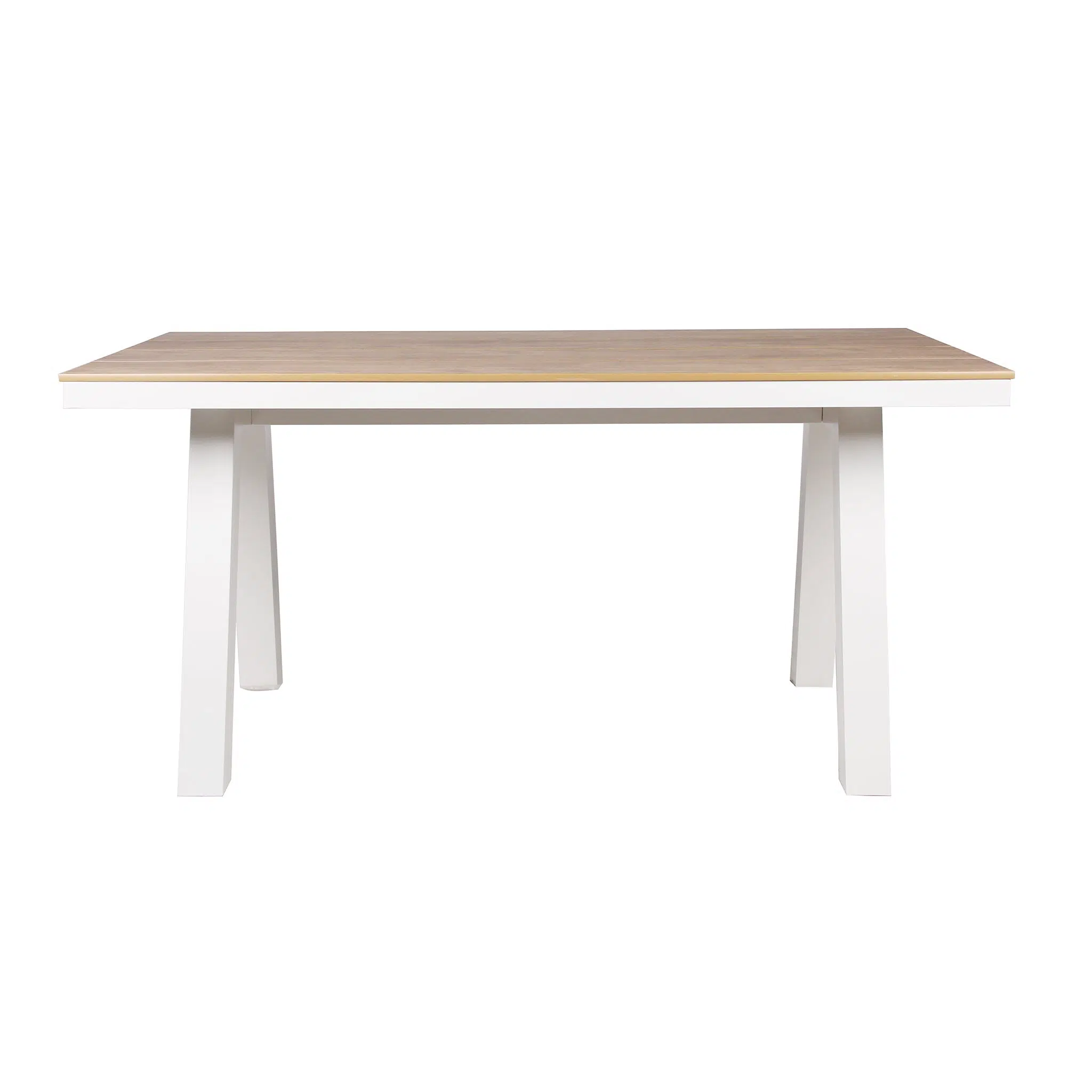 Lumo 1.8m Sand White Outdoor Dining Table – Natural