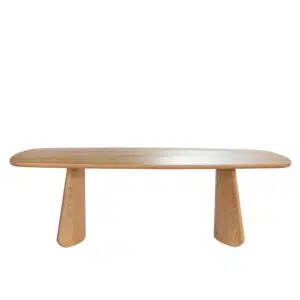 Zyla 2.4m Natural Oak Dining Table – Contemporary Design