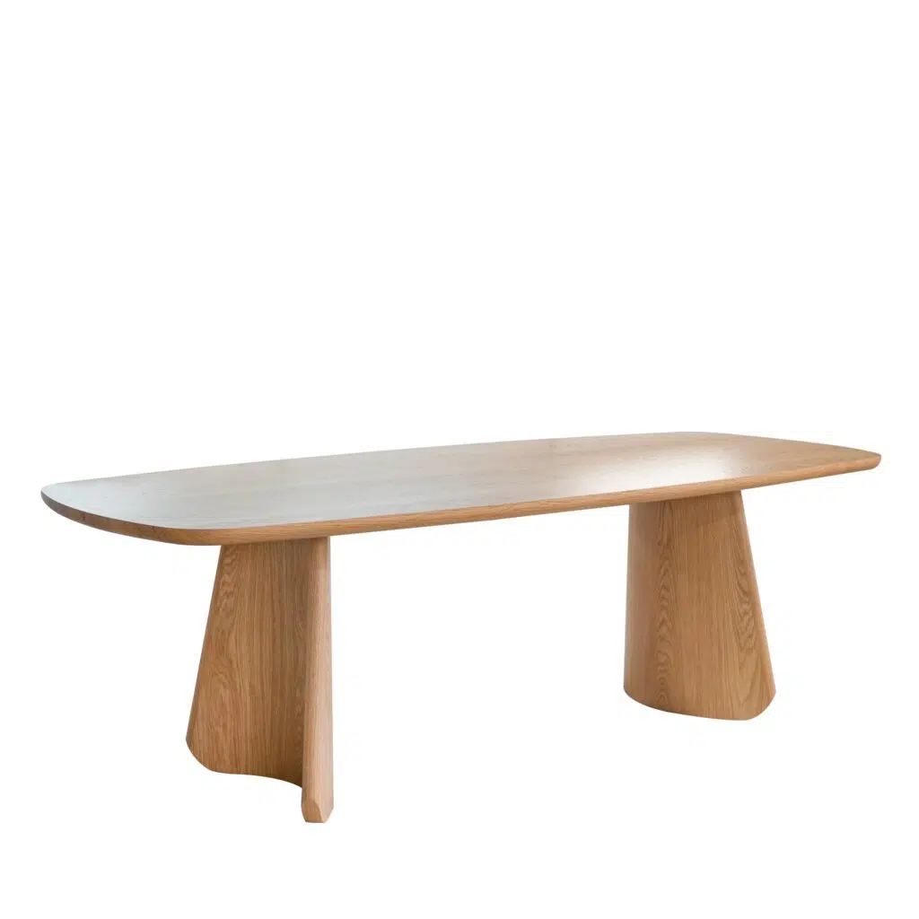 Zyla 2.4m Natural Oak Dining Table – Modern Design