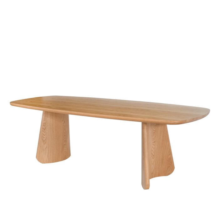 Zyla 2.4m Natural Oak Dining Table – Spacious Contemporary Design
