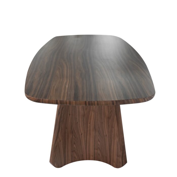 Zyla 2.4m Walnut Dining Table with Angled Legs