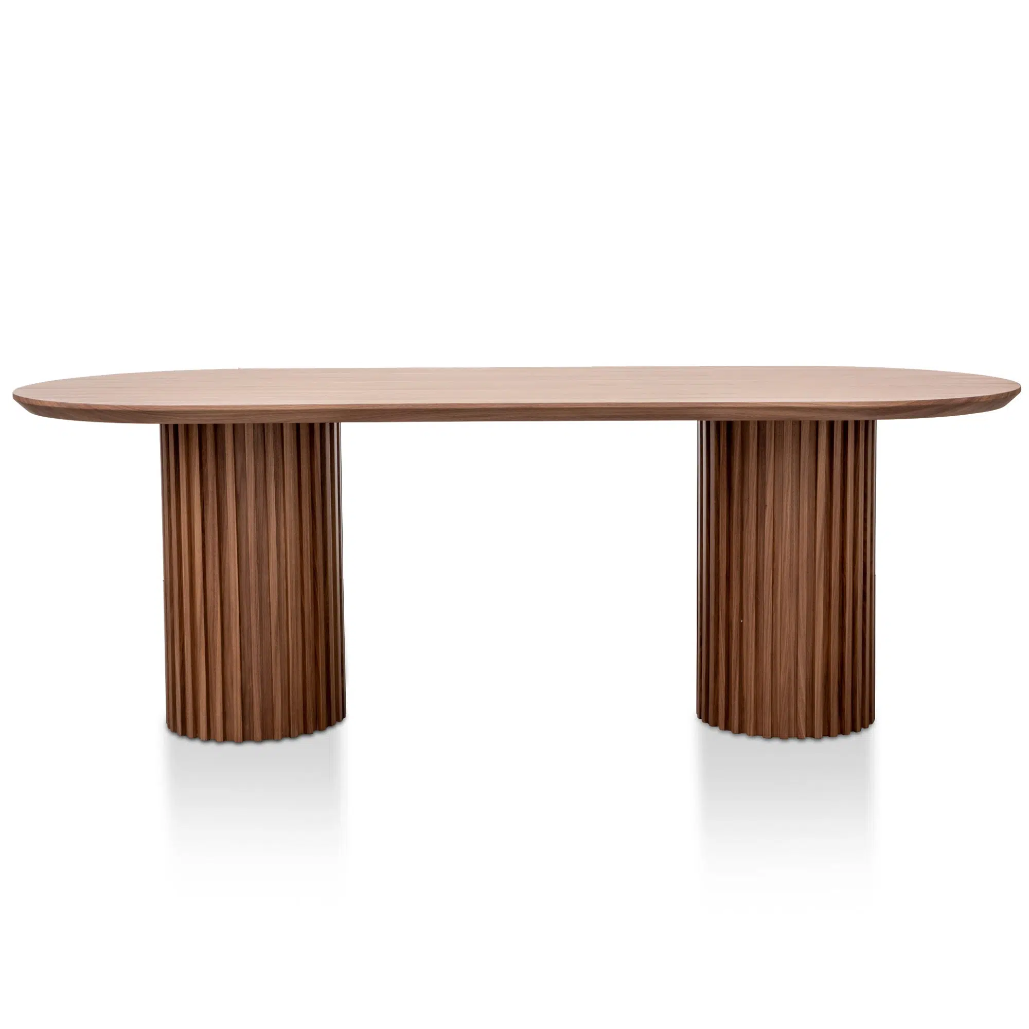 Teyo 2.5m Wooden Dining Table – Walnut