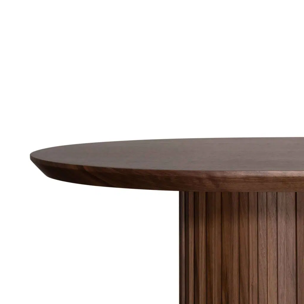 Teyo 2.5m Walnut Dining Table Modern Elegance